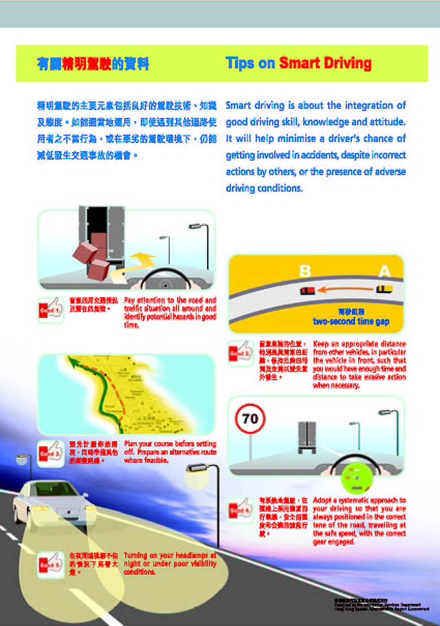 Tips on Smart Driving leaflet
